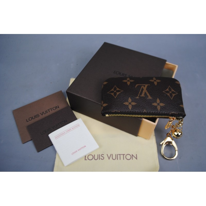 LOUİS VUİTTON MONOGRAM CANVAS KEY POUCH HAKİKİ DERİ